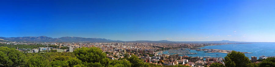 Panoramic view of Palma